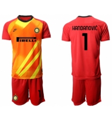 2020-21 Inter Milan 1 HANDANOVIC Red Goalkeeper Soccer Jersey