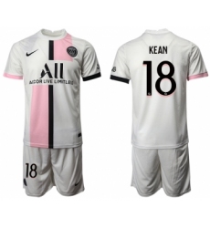 Men 2021-2022 Club Paris St German away white 18 Soccer Jersey