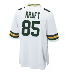 Men's Nike Green Bay Packers #85 Tucker Kraft White Untouchable Stitched Jerseys