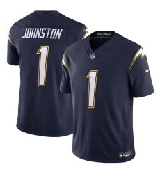 Men's Los Angeles Chargers #1 Quentin Johnston Navy 2025 F.U.S.E. Alternate Vapor Limited Football Stitched Jersey Men's Los Angeles Chargers #1 Quentin Johnston Navy 2025 F.U.S.E. Alternate Vapor Limited Football Stitched Jersey