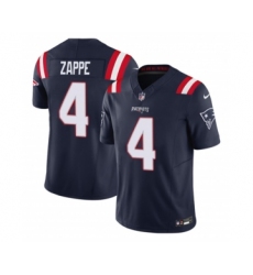 Men's Nike New England Patriots #4 Bailey Zappe Navy 2023 F.U.S.E. Vapor Limited Football Stitched Jersey Men's Nike New England Patriots #4 Bailey Zappe Navy 2023 F.U.S.E. Vapor Limited Football Stitched Jersey