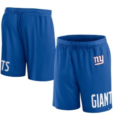 Men's New York Giants Blue Shorts