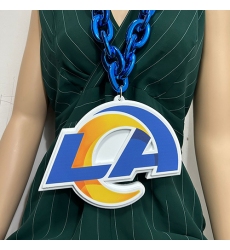 Los Angerles Rams Fan Chain, NFL fans, Team Logo Big necklace,  large  pendant, Medal gift clothing tag Accessories
