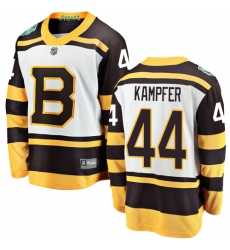 Youth Boston Bruins #44 Steven Kampfer White 2019 Winter Classic Fanatics Branded Breakaway NHL Jersey