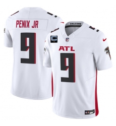 Men's Atlanta Falcons #9 Michael Penix Jr White 2025 F.U.S.E. With 1-Star C Vapor Untouchable Limited Football Stitched Jersey