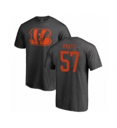 Football Cincinnati Bengals #57 Germaine Pratt Ash One Color T-Shirt