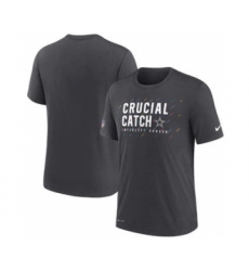 Men's Dallas Cowboys Charcoal 2021 Crucial Catch Performance T-Shirt