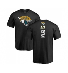 Football Jacksonville Jaguars #75 Cedric Ogbuehi Black Name & Number Logo T-Shirt