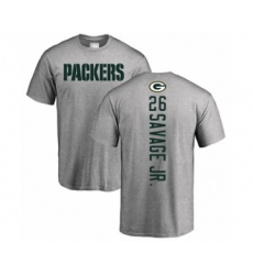 Football Green Bay Packers #26 Darnell Savage Jr. Ash Backer T-Shirt