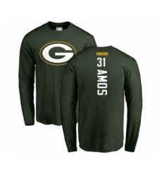 Football Green Bay Packers #31 Adrian Amos Green Backer Long Sleeve T-Shirt
