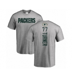Football Green Bay Packers #77 Billy Turner Ash Backer T-Shirt