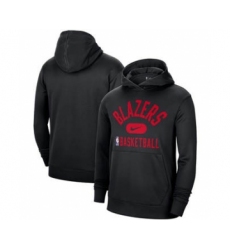 Men's Portland Trail Blazers 2021 Black Spotlight Pullover Basketball Hoodie