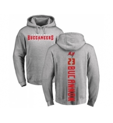 Football Tampa Bay Buccaneers #23 Deone Bucannon Ash Backer Pullover Hoodie