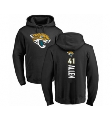 Football Jacksonville Jaguars #41 Josh Allen Black Backer Pullover Hoodie