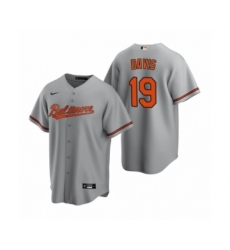 Youth Baltimore Orioles #19 Chris Davis Nike Gray Replica Road Jersey