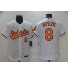 Men's Baltimore Orioles #8 Cal Ripken Nike White Authentic 2020 Home Jersey