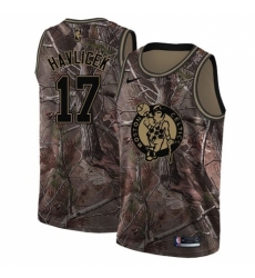 Women's Nike Boston Celtics #17 John Havlicek Swingman Camo Realtree Collection NBA Jersey