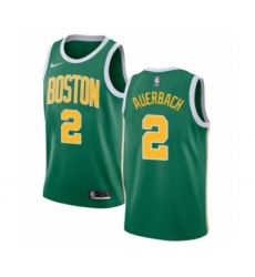 Youth Nike Boston Celtics #2 Red Auerbach Green Swingman Jersey - Earned Edition
