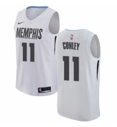 Men's Nike Memphis Grizzlies #11 Mike Conley Swingman White NBA Jersey - City Edition