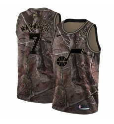Men's Nike Utah Jazz #7 Pete Maravich Swingman Camo Realtree Collection NBA Jersey