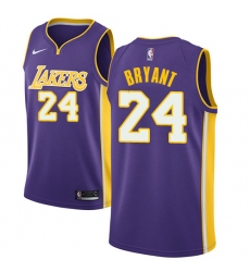 Youth Nike Los Angeles Lakers #24 Kobe Bryant Swingman Purple NBA Jersey - Statement Edition