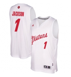 Men's Adidas Detroit Pistons #3 Ben Wallace Swingman White Throwback NBA Jersey