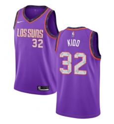 Men's Nike Phoenix Suns #32 Jason Kidd Swingman Purple NBA Jersey - 2018 19 City Edition