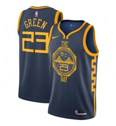 Women's Nike Golden State Warriors #23 Draymond Green Swingman Navy Blue NBA Jersey - City Edition