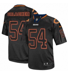Men's Nike Chicago Bears #54 Brian Urlacher Elite Lights Out Black NFL Jersey Men's Nike Chicago Bears #54 Brian Urlacher Elite Lights Out Black NFL Jersey
