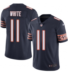 Youth Nike Chicago Bears #11 Kevin White Navy Blue Team Color Vapor Untouchable Limited Player NFL Jersey