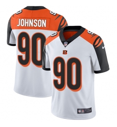 Youth Nike Cincinnati Bengals #90 Michael Johnson Vapor Untouchable Limited White NFL Jersey