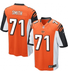 Youth Nike Cincinnati Bengals #71 Andre Smith Game Orange Alternate NFL Jersey