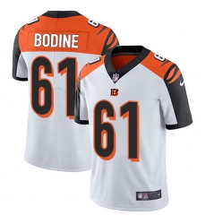 Youth Nike Cincinnati Bengals #61 Russell Bodine Elite White NFL Jersey
