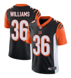 Men's Nike Cincinnati Bengals #36 Shawn Williams Vapor Untouchable Limited Black Team Color NFL Jersey