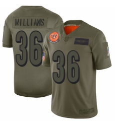 Youth Cincinnati Bengals #36 Shawn Williams Limited Camo 2019 Salute to Service Football Jersey