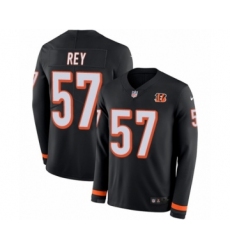 Men's Nike Cincinnati Bengals #57 Vincent Rey Limited Black Therma Long Sleeve NFL Jersey