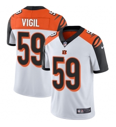 Men's Nike Cincinnati Bengals #59 Nick Vigil Vapor Untouchable Limited White NFL Jersey
