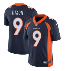 Men's Nike Denver Broncos #9 Riley Dixon Navy Blue Alternate Vapor Untouchable Limited Player NFL Jersey