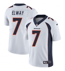 Youth Nike Denver Broncos #7 John Elway White Vapor Untouchable Limited Player NFL Jersey Youth Nike Denver Broncos #7 John Elway White Vapor Untouchable Limited Player NFL Jersey