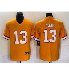 Men's Nike Tampa Bay Buccaneers #13 Mike Evans Yellow Throwback Limited Stitched Jersey Men's Nike Tampa Bay Buccaneers #13 Mike Evans Yellow Throwback Limited Stitched Jersey