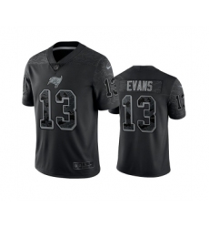 Men's Tampa Bay Buccaneers #13 Mike Evans Black Reflective Limited Stitched Jersey Men's Tampa Bay Buccaneers #13 Mike Evans Black Reflective Limited Stitched Jersey