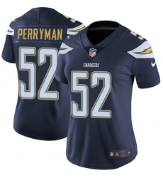 Women's Nike Los Angeles Chargers #52 Denzel Perryman Navy Blue Team Color Vapor Untouchable Limited Player NFL Jersey