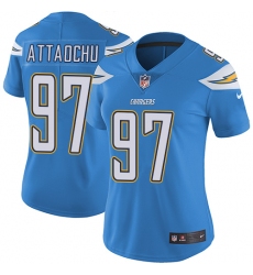 Women's Nike Los Angeles Chargers #97 Jeremiah Attaochu Elite Electric Blue Alternate NFL Jersey