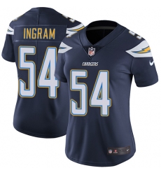Women's Nike Los Angeles Chargers #54 Melvin Ingram Navy Blue Team Color Vapor Untouchable Limited Player NFL Jersey