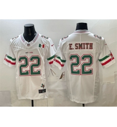 Men's Dallas Cowboys #22 Emmitt Smith 2024 Mexico White F.U.S.E. Stitched Football Jersey