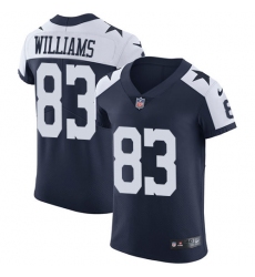 Men's Nike Dallas Cowboys #83 Terrance Williams Navy Blue Throwback Alternate Vapor Untouchable Elite Player NFL Jersey