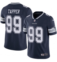 Youth Nike Dallas Cowboys #99 Charles Tapper Navy Blue Team Color Vapor Untouchable Limited Player NFL Jersey