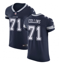 Men's Nike Dallas Cowboys #71 La'el Collins Navy Blue Team Color Vapor Untouchable Elite Player NFL Jersey