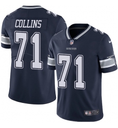 Youth Nike Dallas Cowboys #71 La'el Collins Navy Blue Team Color Vapor Untouchable Limited Player NFL Jersey