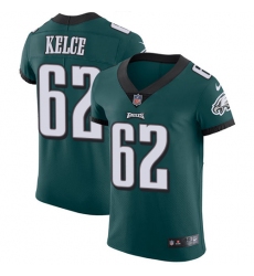 Men's Nike Philadelphia Eagles #62 Jason Kelce Midnight Green Team Color Vapor Untouchable Elite Player NFL Jersey